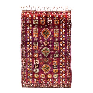 1980s Traditional Berber Rug - 10.4 X 6.9 Ft For Sale