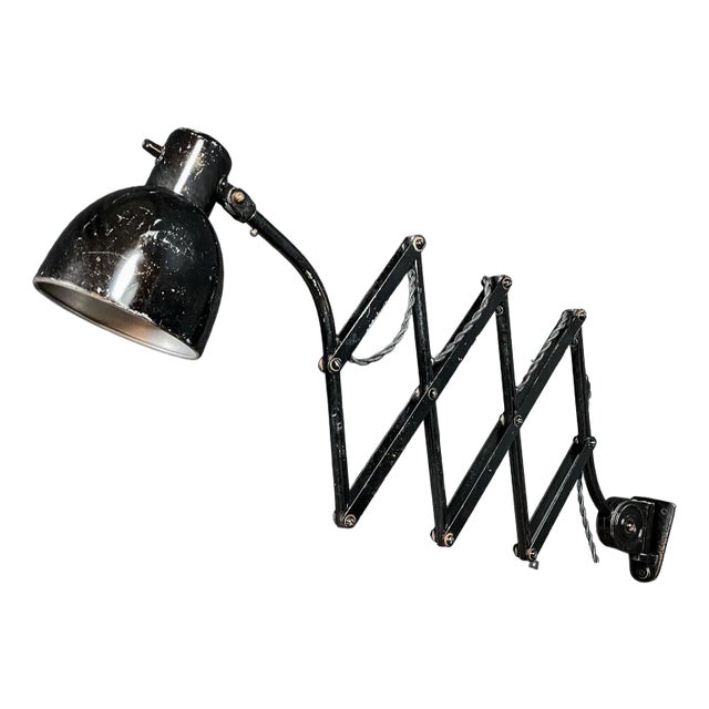 Bauhaus Scissor Lamp from Hala Zeist, 1930s For Sale
