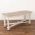 Antique White Painted Writing Table Console Table With Faux Marble Top From Sweden For Sale - Image 9 of 9