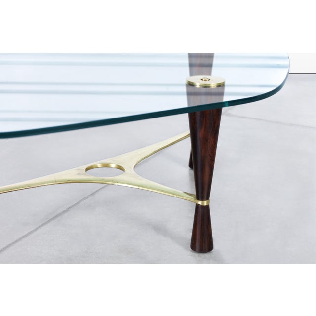 Vintage Model 5309 Rosewood Coffee Table by Edward Wormley for Dunbar For Sale - Image 9 of 12
