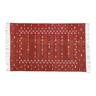 Yohanna Rug, 5x8, Brick Red For Sale
