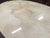Large Faux Marble Pedestal Base Table With One Leaf For Sale - Image 9 of 9