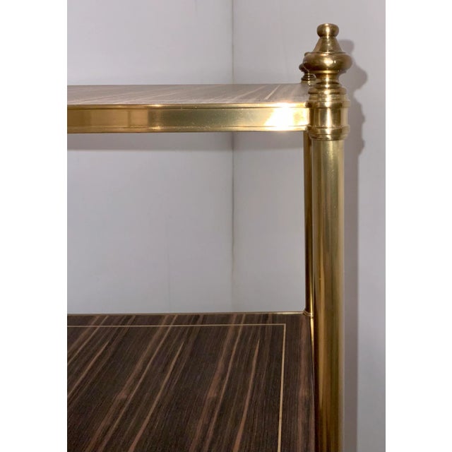 Transitional Baker Transitional Edwardian Etagere For Sale - Image 3 of 6