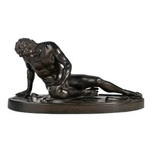 Mid-19th Century Grand Tour Bronze Figurative Sculpture 'The Dying Gaul', Italy