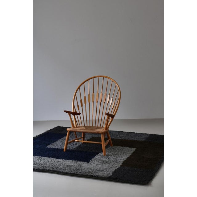 Scandinavian Modern Handmade Rug bz Unika-Væv & Ross Littell, Denmark, 1960s For Sale - Image 9 of 12