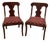 Vintage Craftique Traditional Empire Style Cherry Accent Chairs - Pair For Sale