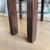 Brown Pair of Dunbar Walnut and Mahogany Side Tables With Leather Capped Feet For Sale - Image 8 of 12