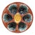 French Majolica Oyster Plate With Lemon Circa 1890 For Sale