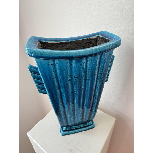 Large, vase gunnar nylund "chamotte" designed for rörstrand/sweden, mustard/ocker/goldyellow colour fantastic structure!...