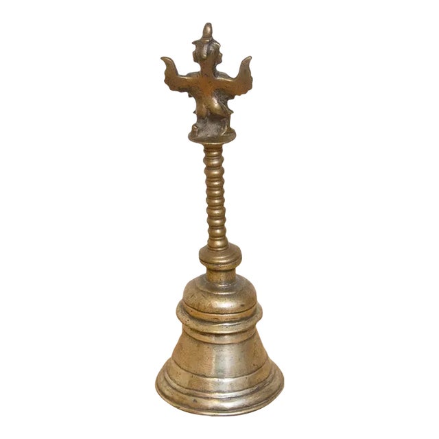 19th Century Indian Bronze Temple Bell For Sale