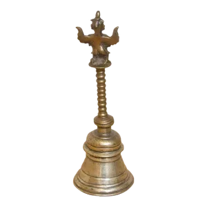 19th Century Indian Bronze Temple Bell