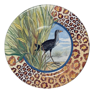 Savane Decorative Plate from Gien, France, 1990s