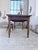 Wood Cherrywood Farmhouse Bistro Table with Turned Legs, 1890s For Sale - Image 7 of 18