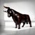 Brown Patinated Bronze Sculpture of Bull For Sale - Image 12 of 14