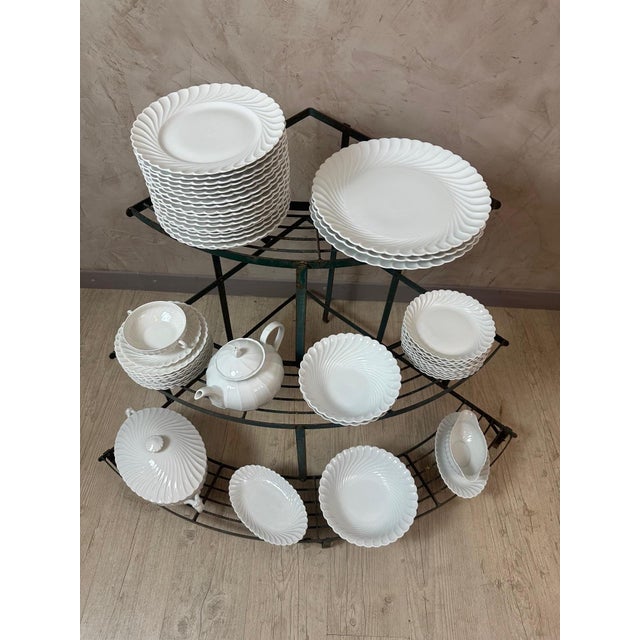 Ceramic Dinner Service in Limoges Porcelain from Haviland, 1950s, Set of 49 For Sale - Image 7 of 18