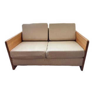 1990s Workbench Beige Loveseat For Sale