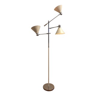 Triennale Floor Lamp with Cone Shades Circa 1960 For Sale