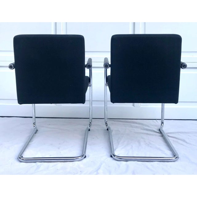 Metal Modern Vitra Antonio Cittero Visaoft Cantilever Chairs - a Pair For Sale - Image 7 of 13