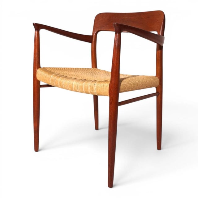 The iconic Model 56 armchair was designed in 1954 by renowned Danish designer Niels Otto Møller and manufactured by the...
