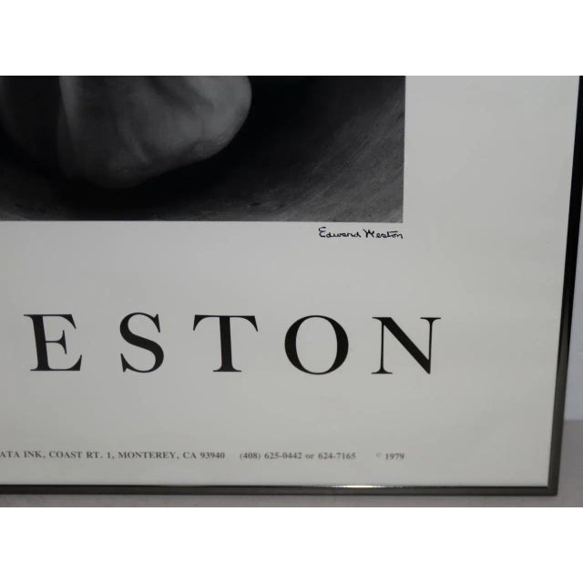 Photorealism Edward Weston "Bell Pepper" Poster C.1979 For Sale - Image 3 of 9