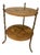 Maison Bagues Two Tier Walnut Dore Faux Bois Side Table For Sale