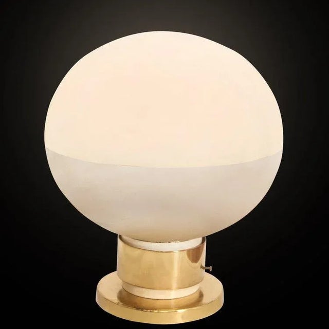 Mid-Century Modern Pair of Vintage Motoko Ishii German Space Age Brass Flushmount or Sconce for Staff For Sale - Image 3 of 6