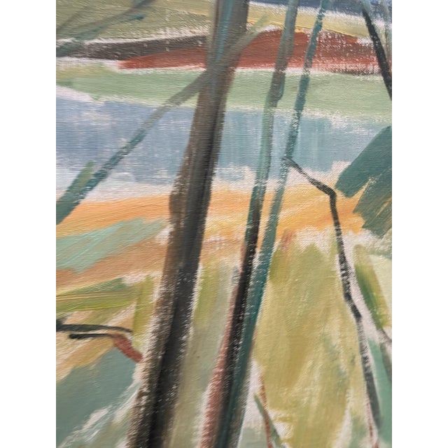 Birger Strååt, Landscape, 1950s, Oil Painting on Canvas, Framed For Sale - Image 7 of 18