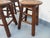 Vintage Wooden Stools, 1960s, Set of 3 For Sale - Image 6 of 11