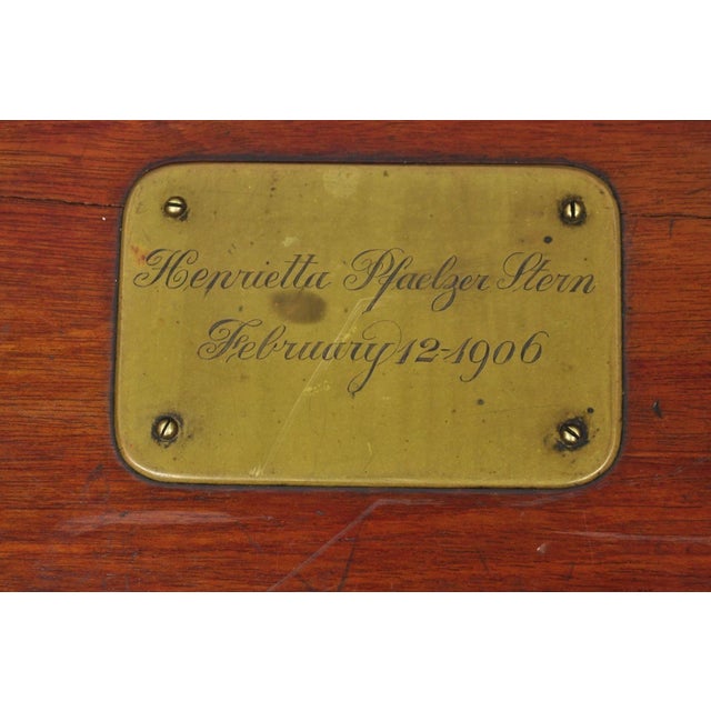 Early 20th Century Antique S Kind & Sons Edwardian Mahogany Fitted Silverware Flatware Case Chest For Sale - Image 5 of 18