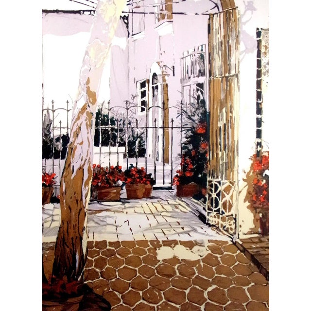 Nanci Blair Closson "Tlaquepaque" Signed & Numbered Lithograph Art Mexico Street For Sale In Denver - Image 6 of 6
