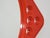 Rare scandinavian mirror made by finnish company makisen kuvastin oy, featuring a glossy red plastic frame. The mirror can...