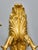 Antique wall lamp / sconce made of cast brass in a classicist style with floral decoration. Robust body with a large...