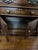American Oak Commode Early American 20th Century With Brass Hardware and Towel Rack For Sale - Image 3 of 11