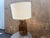 2020s Rh Blom Scandinavian Amber Glass Table Lamp Lacquered Burnished Brass Jonathan Browning For Sale - Image 5 of 18