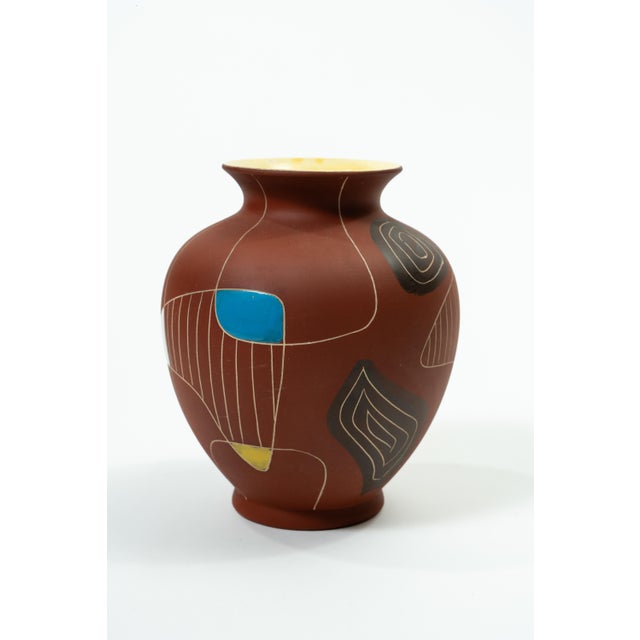Mid-Century Modern Brasil Vase by Bodo Mans for Bay Keramik, 1970s For Sale - Image 3 of 5