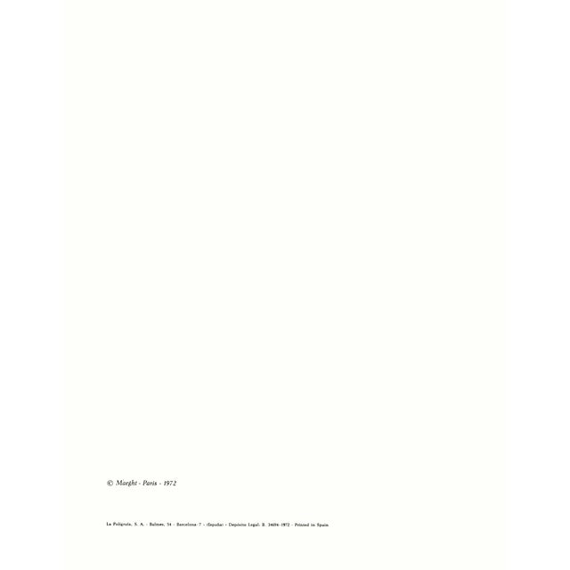 Joan Miró "Litógrafia Xi" 1972 Lithograph For Sale In New York - Image 6 of 6