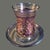 Vintage Turkish Tea Cup Set for Four Elegant Purple Gilded Glass For Sale - Image 4 of 8