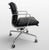 Mid-Century Modern Eames for Herman Miller Soft Pad Management Chair – Charcoal Gray Leather For Sale - Image 3 of 10