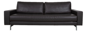 Vida Leather Three-Seater Brown Sofa from Rolf Benz