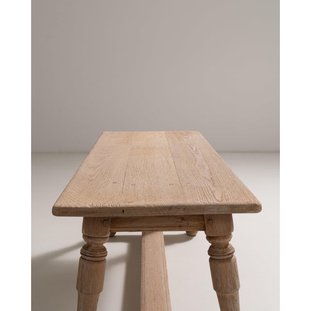 Provençal Oak Coffee Table, French Rustic Design, France, Circa 1970 For Sale - Image 4 of 11