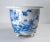 Mid-Century Japanese Blue and White Arita Jardiniere Planter Cachepot For Sale - Image 4 of 10