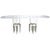 Brass and Acrylic Glass Console Table, 1970s For Sale - Image 13 of 13