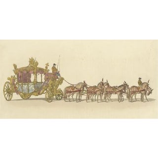 State Carriage of George III, 1805, Paper For Sale