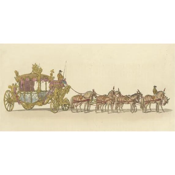 State Carriage of George III, 1805, Paper For Sale