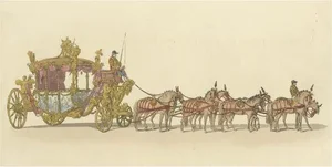 State Carriage of George III, 1805, Paper