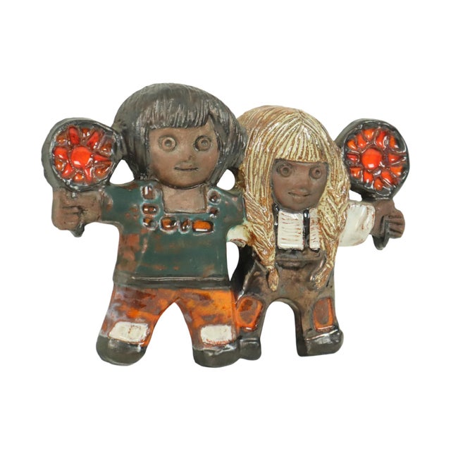 Wall Sculpture by Elisabeth Vandeweghe for Perignem, 1960s For Sale - Image 9 of 13