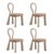 Mary III Dining Chairs by Ottiu, Set of 4 For Sale - Image 6 of 6