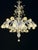Gold Huge Luxury Italian Chandelier With Flowers and Leaves Murano Glass For Sale - Image 8 of 8