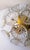 DANDELION Object: Wall/ceiling lamp 6 flames E 14 Age: approx. 1970 years Color/Material: Gold-colored, brass Mass: Total...