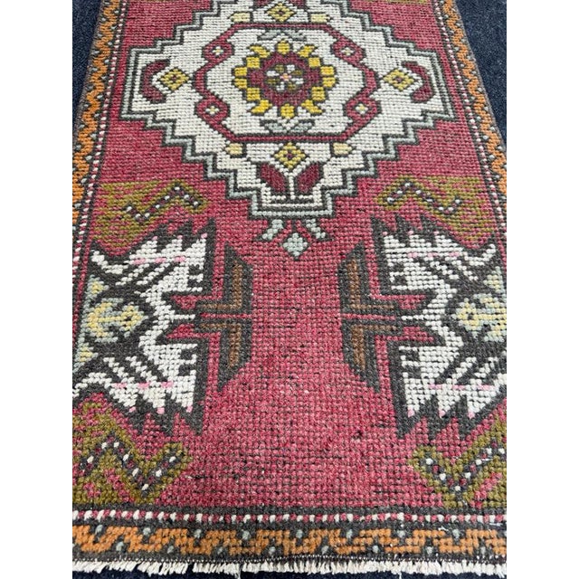 Contemporary Turkish Yastik Rug 1'7" x 3'3" For Sale - Image 3 of 5